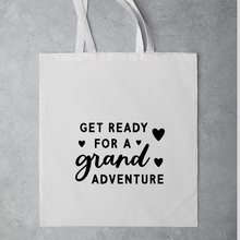 Load image into Gallery viewer, Get Ready For A Grand Adventure Shoulder Tote Beach Bag
