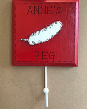 Load image into Gallery viewer, Children’s personalised wall hook
