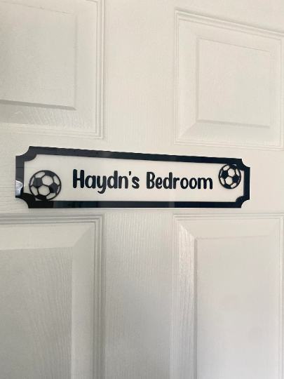 Childrens Personalised Bedroom Door Sign