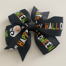 Load image into Gallery viewer, Halloween hair clip bow
