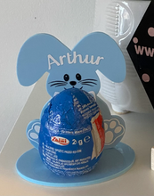 Load image into Gallery viewer, Personalised Bunny mini easter egg holder
