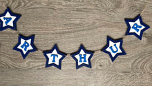 Load image into Gallery viewer, Star Shaped Wooden Name/Letter Bunting
