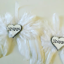 Load image into Gallery viewer, Guardian angel Personalised Wings Christmas Decoration Gift
