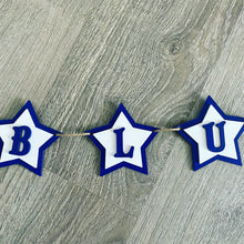 Load image into Gallery viewer, Star Shaped Wooden Name/Letter Bunting
