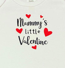 Load image into Gallery viewer, Baby’s Mummys/Daddys Little Valentine Dribble Bandana Bib
