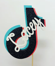 Load image into Gallery viewer, Personalised TikTok inspired cake topper
