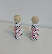 Load image into Gallery viewer, Initial peg dalmatian dolls
