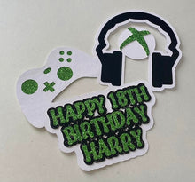 Load image into Gallery viewer, Personalised gaming cake topper
