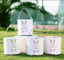 Load image into Gallery viewer, Personalised Easter egg bunny rabbit basket buckets
