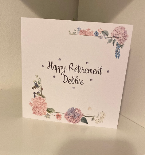 Personalised Retirement Card